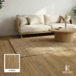 พื้น SPC ลายไม้ธรรมชาติ American Hickory (5612) สีน้ำตาลอบอุ่น