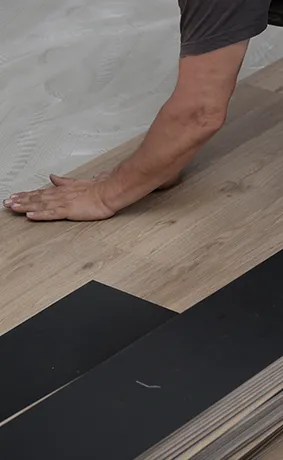 We sell and install SPC flooring in Bangkok, Pathum Thani, and Nonthaburi.